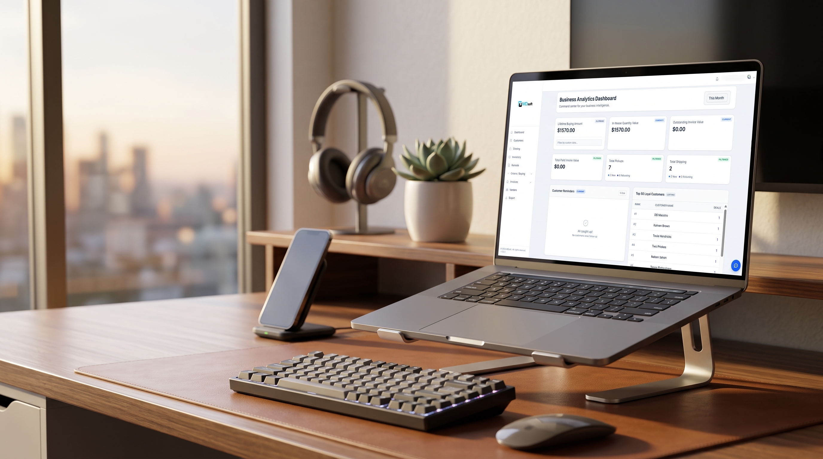 MDSoft IMS Dashboard Workspace